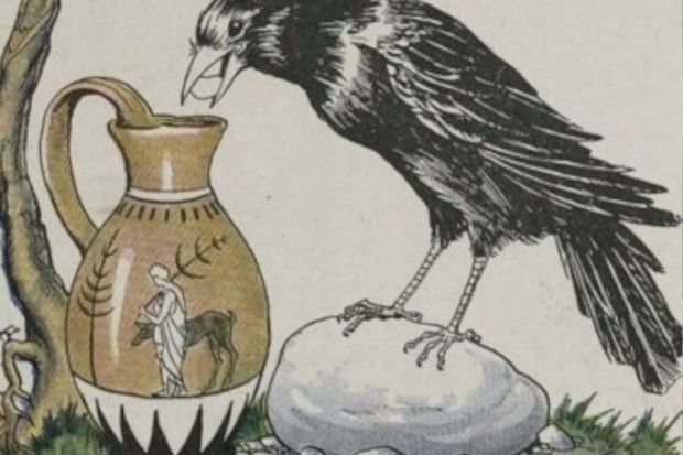 The Crow and the Pitcher